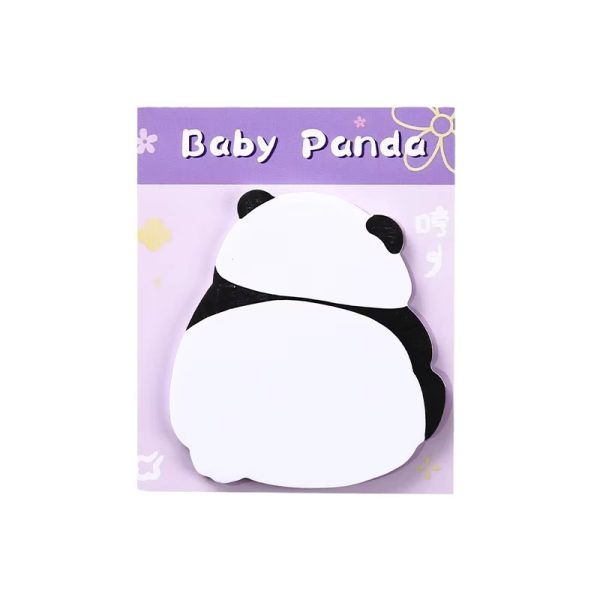 Baby Panda Stickey Notes Lavender